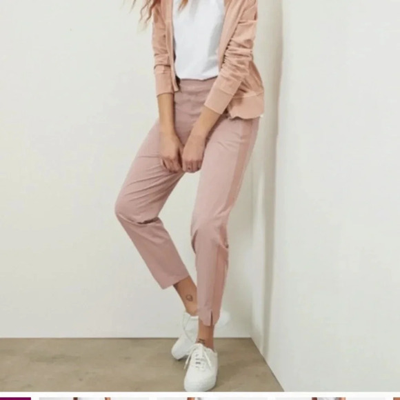 Athleta Brooklyn Textured Ankle Pant in Grain Camo Mocha Latte - Picture 3 of 9